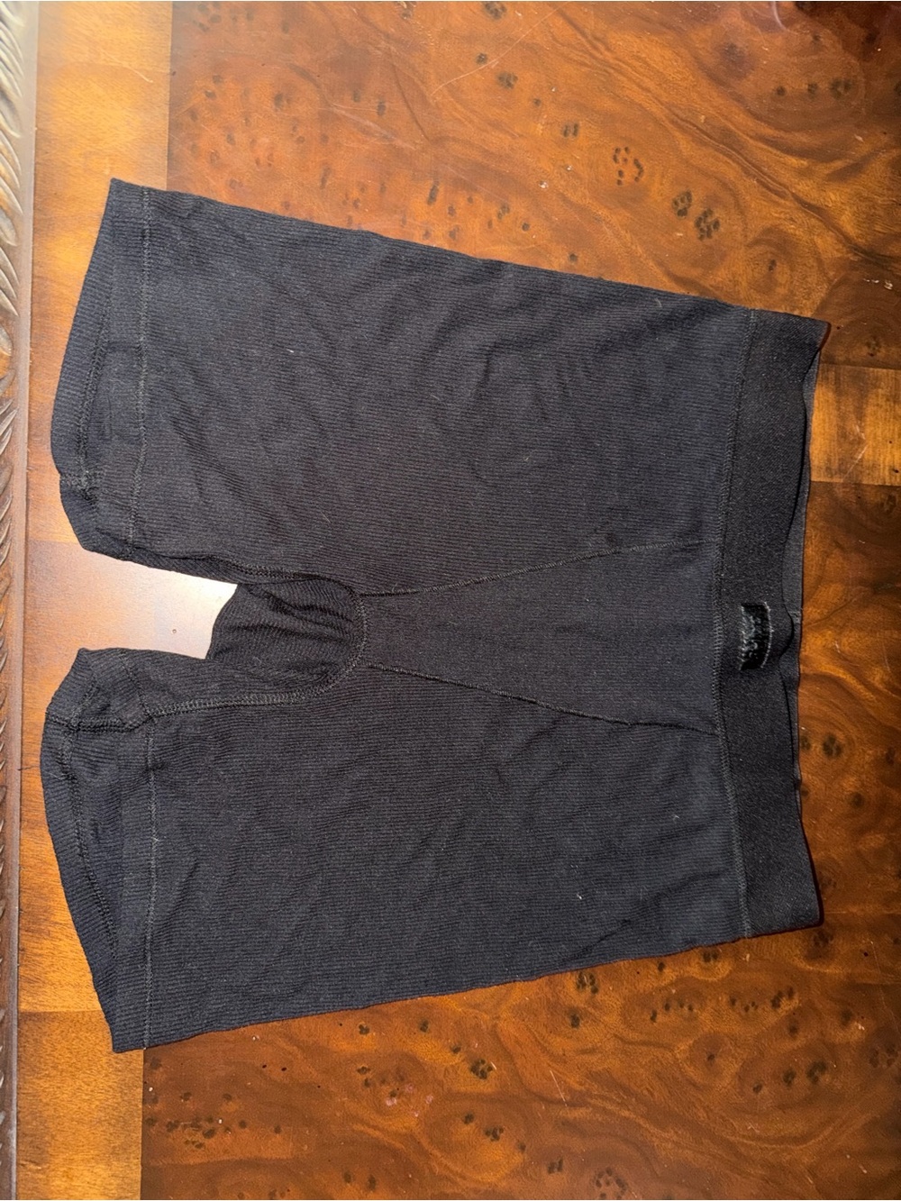 SKIMS Black Ribbed Boxer Shorts